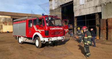 Hubo un principio de incendio en una empresa de fundición en Burzaco Hubo un principio de incendio en una empresa de fundición en Burzaco
